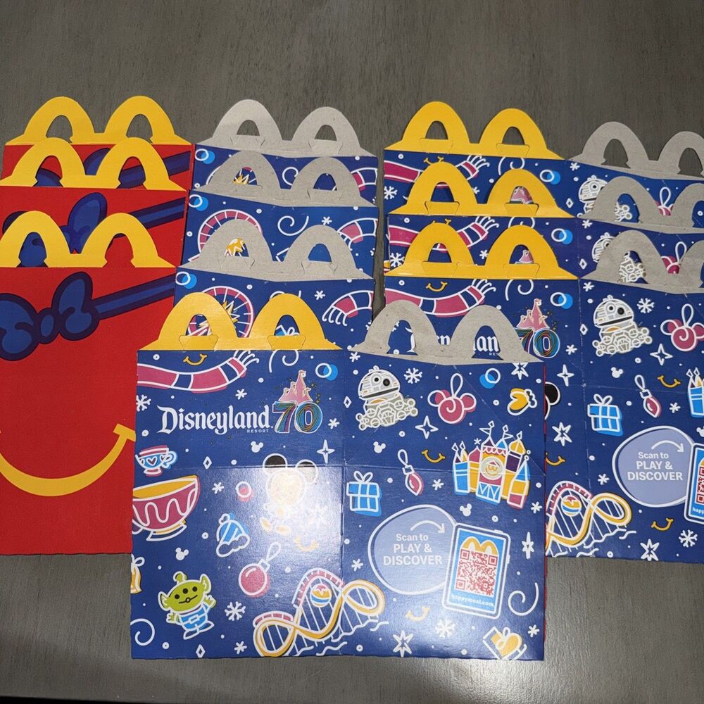 2025 McDonalds Happy Meal Disneyland 70th - (7) Empty Box
